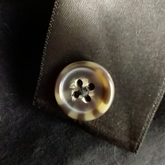 BUFFALO by DAVID BRITTON WOMEN'S MISSES SIZE XL BLACK SAFARI STYLE SHIRT/JACKET - Picture 10 of 12